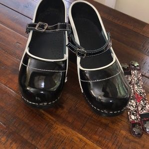 Sanita Mary Jane Clogs Size 38/8
